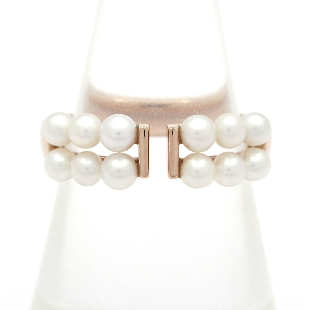 Tasaki Petit Pearl Ring 18K Rose Gold Pearl